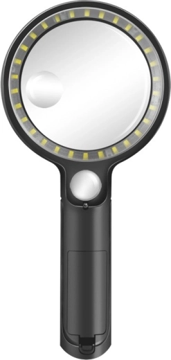 Handheld Magnifier with LED Lighting 5x/13x/20x