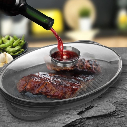 Deksel met doseerder voor wijn en bouillon