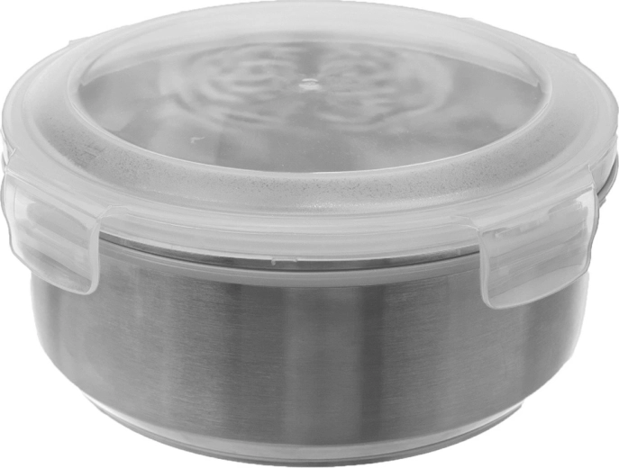 Boîte alimentaire Orion en acier inoxydable avec couvercle et joint 1,2 l