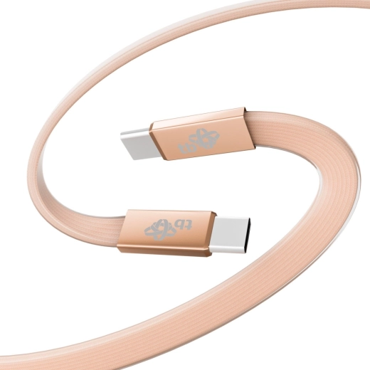 Flat and flexible silicone cable