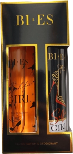 Giftset voor dames BI-ES Selfie Girl – eau de parfum 100 ml + deodorant 150 ml
