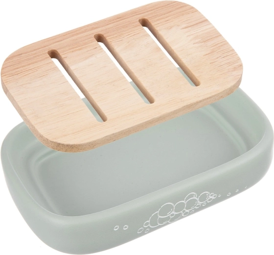 A soap dish that keeps your soap dry