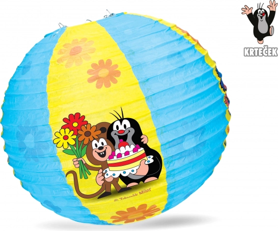 Paper lantern with THE LITTLE MOLE 30 cm