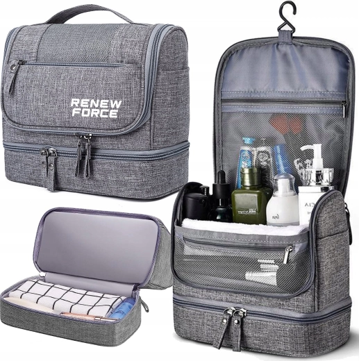 Reis-cosmeticatas met haak Tic-bag light - 1 stuk