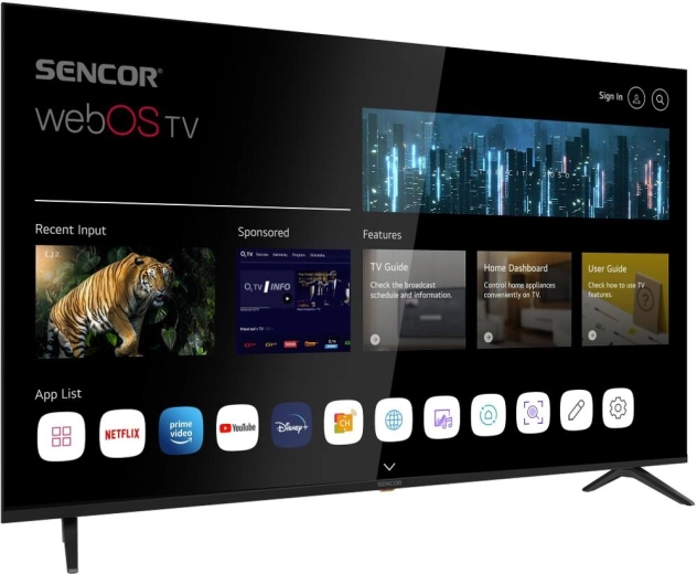 webOS Smart TV en populaire apps