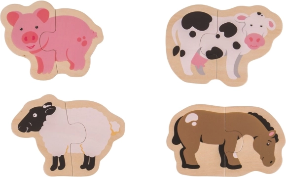 Bigjigs Toys easy puzzle Farm Animals