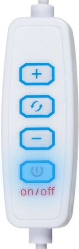USB-Stromversorgung und Bedienung direkt am Kabel