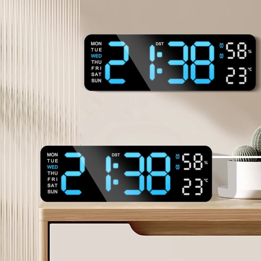 Loud alarm and SNOOZE for comfortable waking up