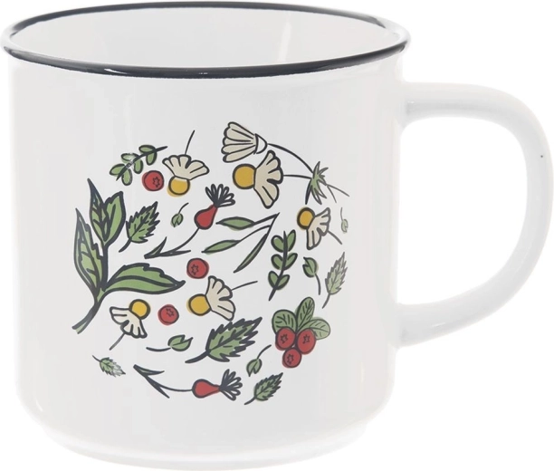 Mug en céramique Orion avec motif floral 650 ml