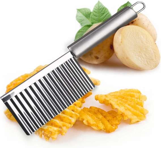 Préparation facile de frites et d’accompagnements ondulés