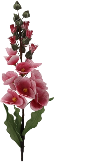 Glaïeul artificiel décoratif 110 cm rose