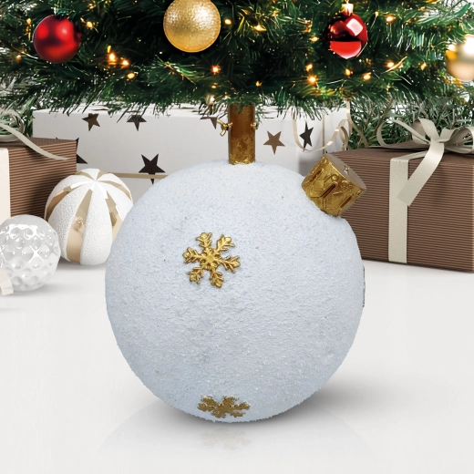 Decoratieve kerstboomstandaard in de vorm van een bal