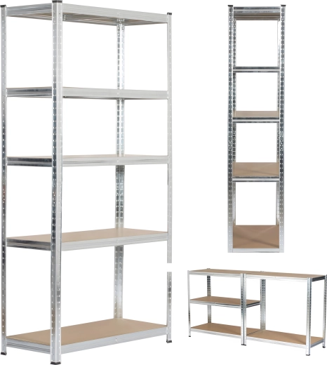 2-in-1: teilbar in zwei Regale