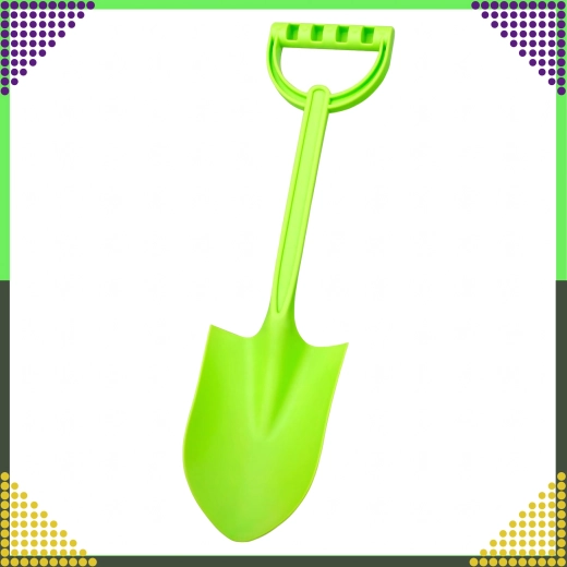 Plastic kids' sand shovel 51 cm – green
