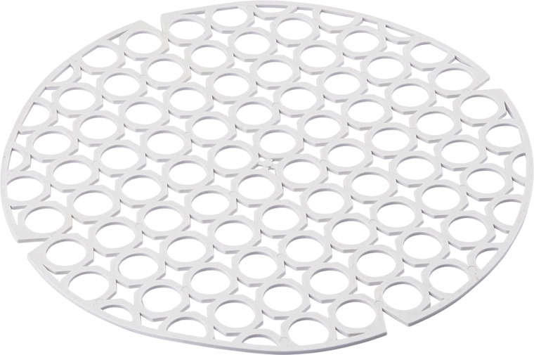 Elastisch rond gootsteenrooster wit 27,5 cm