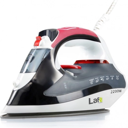Stoomstrijkijzer LAF02b zwart/rood