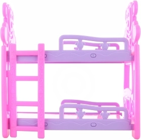 Plastic stapelbed voor poppen