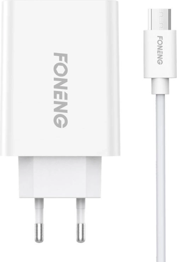 Snellader Foneng 10,5 W met 1× USB en micro-USB-kabel