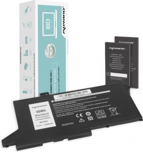 Movano-batterij voor Dell Latitude 5520/5420 en Precision 3560, 36 Wh