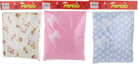 Set dekentje, kussentje en mat voor poppen – beertjes, schaapje, strikken