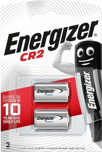 Lithiumbatterij CR2 3V ENERGIZER, verpakking 2 stuks