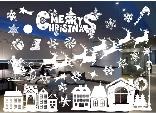 Festive motifs for windows and other glass
