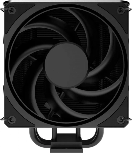 Quiet 120 mm fan and dense fins