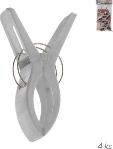 Clips voor strandhanddoek Orion - 4 stuks
