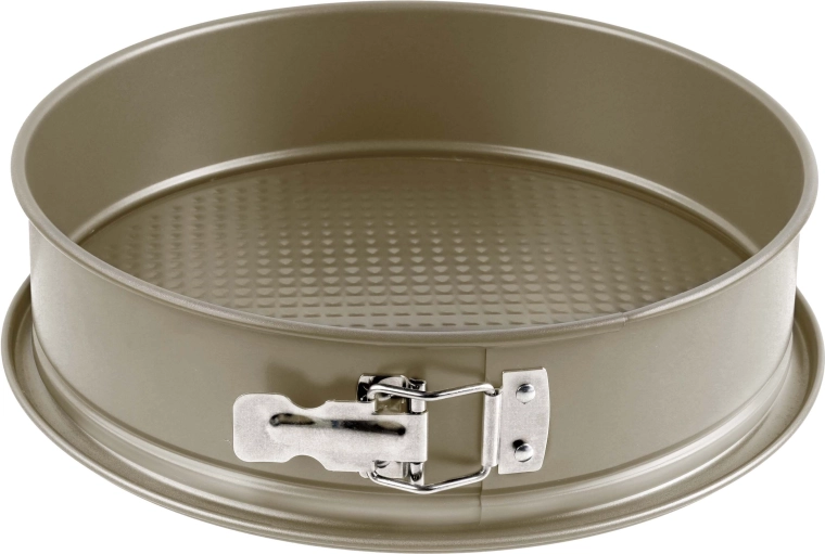 Kitchisimo moule à gâteau 28 cm en acier au carbone, doré