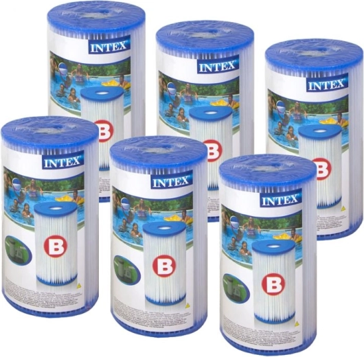 Intex Typ B Filterset 6 Stk.