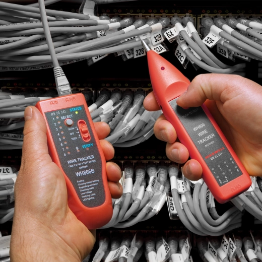 Cable Tracer with Audible Signal and RJ45 Tester