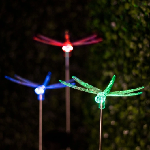 Zonne-energie RGB-ledlamp in de vorm van een vaas