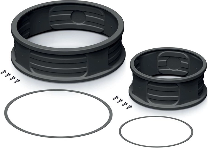 Tight and strong connection – screws and seal included