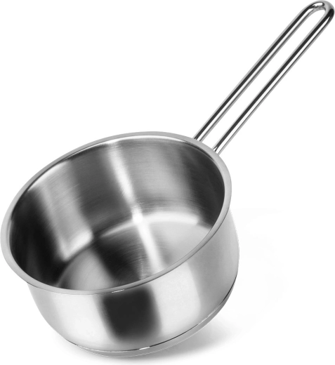 ANETT Stielkasserolle aus Edelstahl 14 cm, 900 ml
