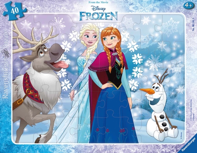 Ravensburger Puzzle Ice Kingdom Anna and Elsa 40 pieces