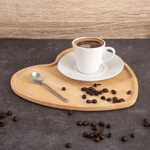 Forme de cœur décorative pour une présentation élégante