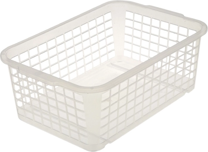 Kleiner Kunststoffkorb 30 × 20 × 11 cm, transparent