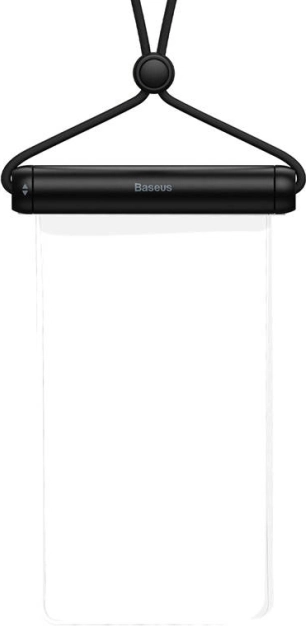 Baseus wasserdichte Smartphone-Hülle mit Schiebeverschluss (schwarz)
