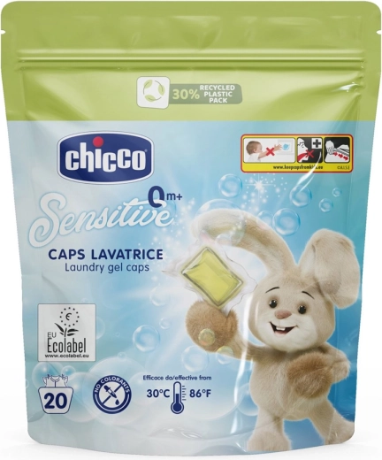 Chicco Baby Sensitive Waschkapseln für Kinderwäsche 20 Stück
