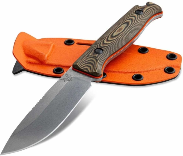 Durable Richlite handle and Boltaron sheath