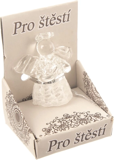 Glass Angel in a Gift Box