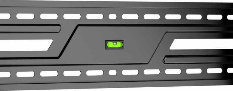 Precise alignment thanks to the integrated spirit level