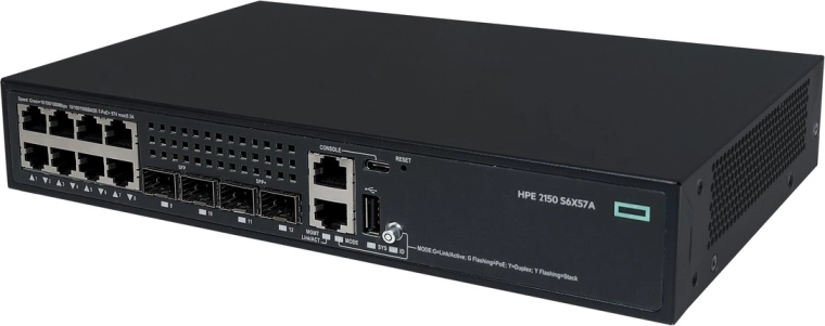 Glasvezel-uplinks SFP en SFP+