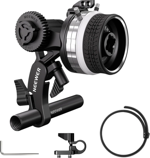 Neewer mini follow focus PG001 met A/B-eindstops