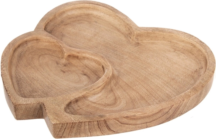 Decorative double-heart shape