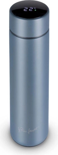 Lamart thermosfles met digitale thermometer blauw 450 ml