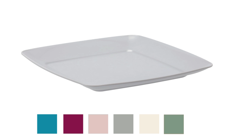 Modern square design for elegant serving