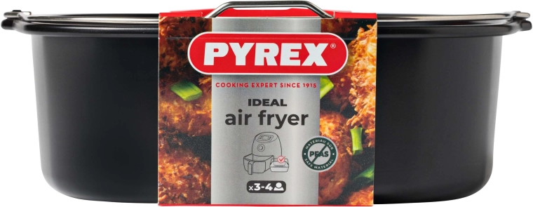 Metalen vierkante mand voor airfryer 1,9 l