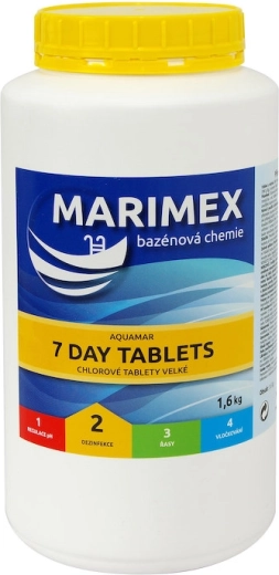 Marimex 7‑Tage-Chlortabletten für den Pool 1,6 kg