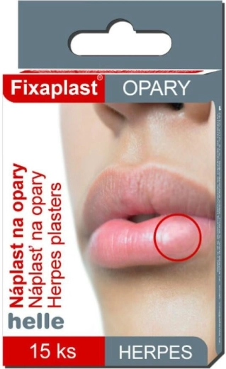 Fixaplast herpespleister voor koortsblaasjes